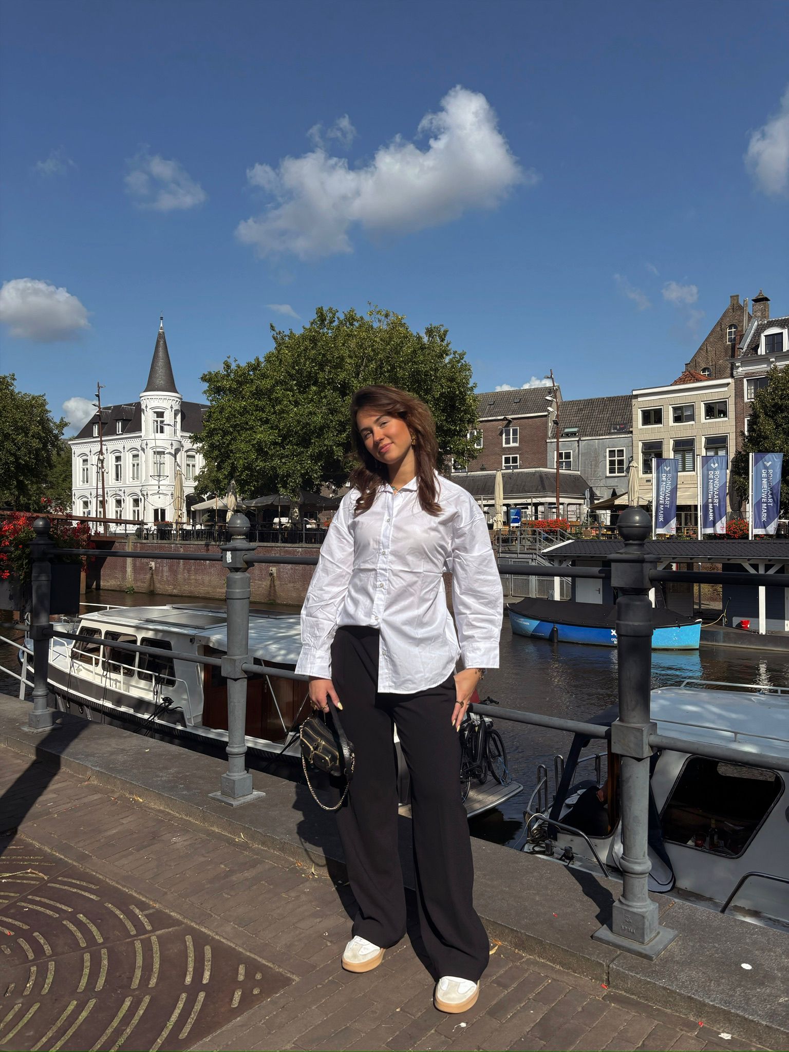 AMSTERDAM OPEN BACK BLOUSE